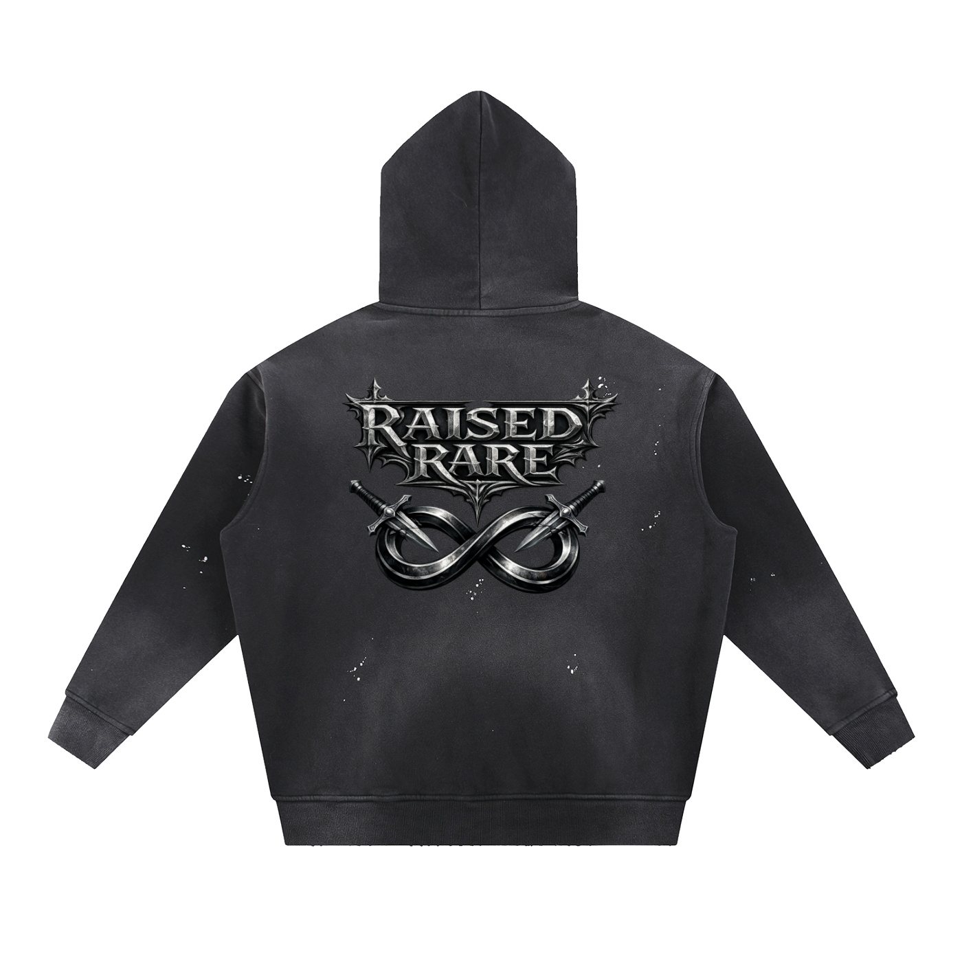 Vintage Washed | Raised Rare | Fleece Hoodie