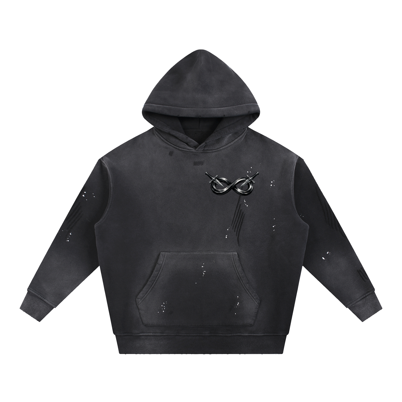 Vintage Washed | Raised Rare | Fleece Hoodie